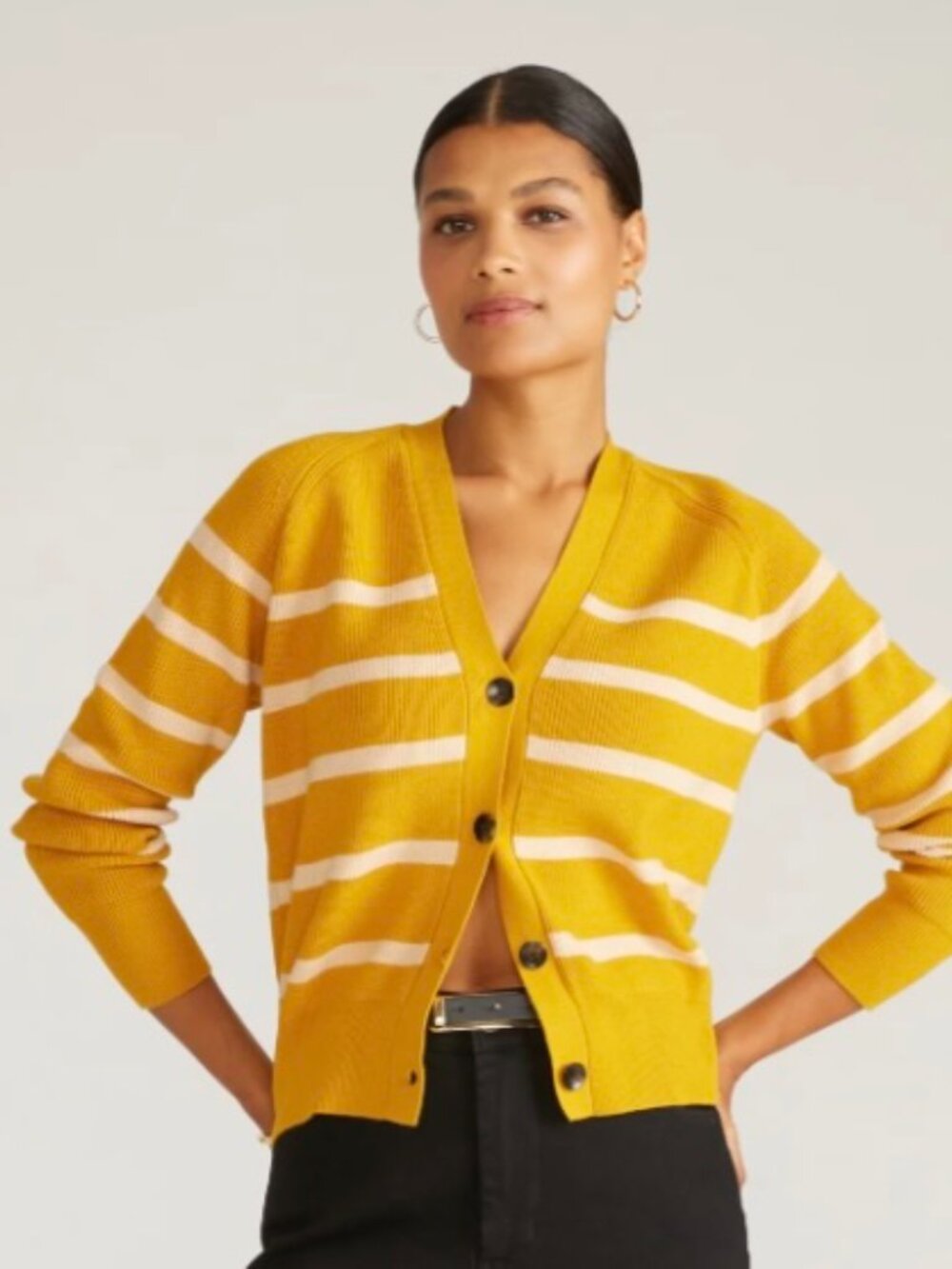 NWT Better-Than-Wool Cardigan Universal Standard L (W22-24) Gold/mustard
